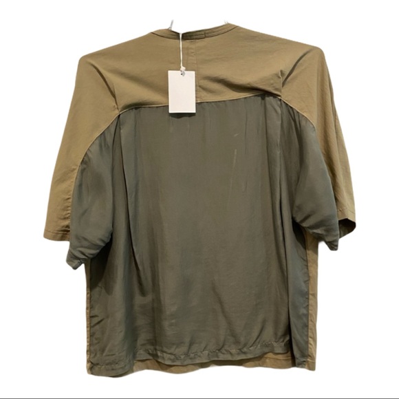 Clu pleated back t shirt. NWT. Small. Oversized - Picture 2 of 10